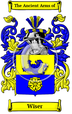 Wiser Family Crest Download (JPG) Heritage Series - 600 DPI