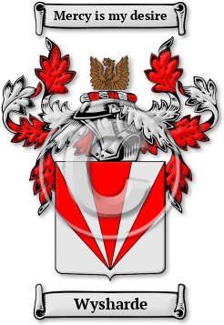 Wysharde Family Crest Download (jpg) Legacy Series - 150 DPI