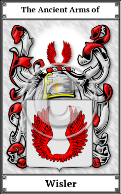 Wisler Family Crest Download (JPG) Book Plated - 600 DPI