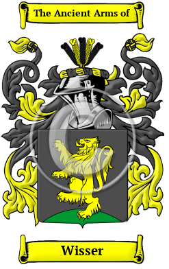 Wisser Family Crest/Coat of Arms