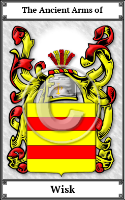 Wisk Family Crest Download (JPG)  Book Plated - 150 DPI