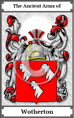 Wotherton Family Crest Download (JPG)  Book Plated - 150 DPI