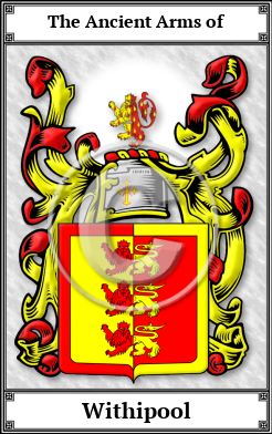 Withipool Family Crest Download (JPG) Book Plated - 600 DPI