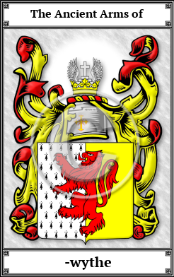 -wythe Family Crest Download (JPG)  Book Plated - 150 DPI