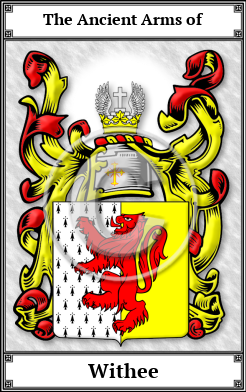 Withee Family Crest Download (JPG)  Book Plated - 150 DPI