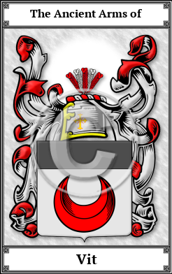 Vit Family Crest Download (JPG)  Book Plated - 150 DPI
