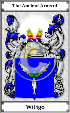 Witigo Family Crest Download (JPG) Book Plated - 600 DPI