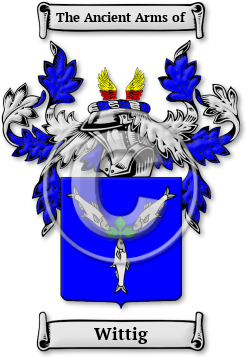 Wittig Family Crest Download (jpg) Legacy Series - 150 DPI