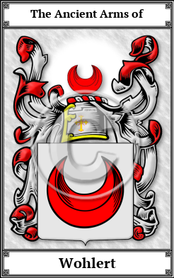 Wohlert Family Crest Download (JPG)  Book Plated - 150 DPI