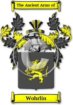 Wohrlin Family Crest Download (jpg) Legacy Series - 150 DPI
