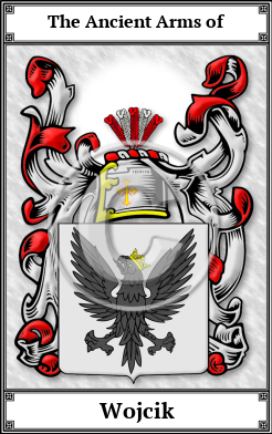 Wojcik Family Crest Download (JPG)  Book Plated - 150 DPI