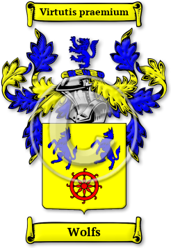 Wolfs Family Crest Download (JPG) Legacy Series - 300 DPI