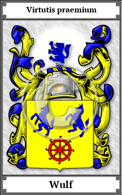 Wulf Family Crest Download (JPG)  Book Plated - 150 DPI