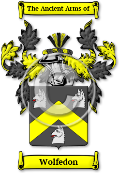 Wolfedon Family Crest Download (jpg) Legacy Series - 150 DPI
