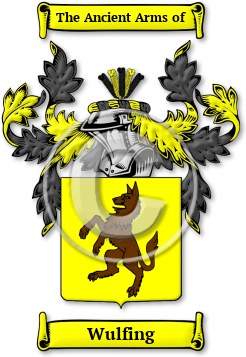 Wulfing Family Crest Download (jpg) Legacy Series - 150 DPI