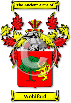 Wohlford Family Crest Download (jpg) Legacy Series - 150 DPI