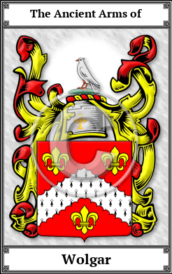 Wolgar Family Crest Download (JPG)  Book Plated - 150 DPI