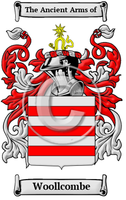 Woollcombe Family Crest Download (JPG) Heritage Series - 600 DPI