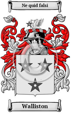 Walliston Family Crest/Coat of Arms