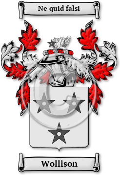 Wollison Family Crest Download (JPG) Legacy Series - 600 DPI