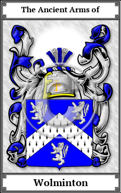 Wolminton Family Crest Download (JPG)  Book Plated - 150 DPI