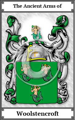 Woolstencroft Family Crest Download (JPG)  Book Plated - 150 DPI