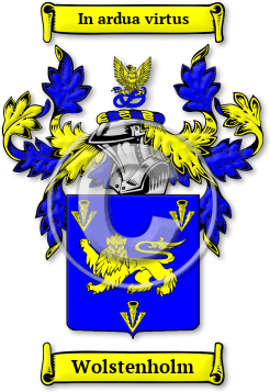 Wolstenholm Family Crest Download (JPG) Legacy Series - 600 DPI