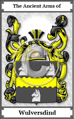 Wulversdind Family Crest Download (JPG)  Book Plated - 150 DPI