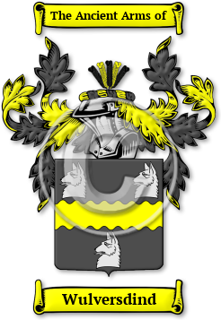 Wulversdind Family Crest Download (jpg) Legacy Series - 150 DPI