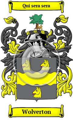Wolverton Family Crest/Coat of Arms