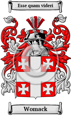 Womack Family Crest/Coat of Arms