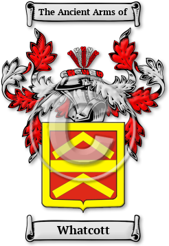 Whatcott Family Crest Download (jpg) Legacy Series - 150 DPI