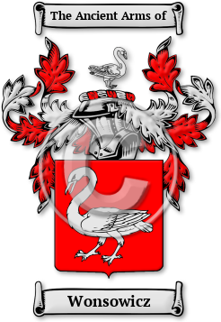 Wonsowicz Family Crest Download (JPG) Legacy Series - 600 DPI