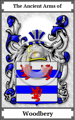 Woodbery Family Crest Download (JPG)  Book Plated - 150 DPI