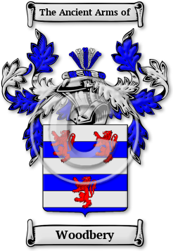 Woodbery Family Crest Download (jpg) Legacy Series - 150 DPI