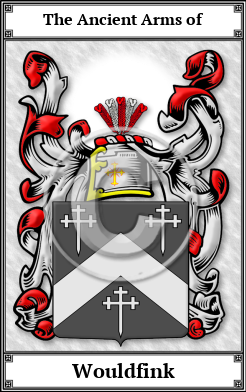 Wouldfink Family Crest Download (JPG)  Book Plated - 150 DPI