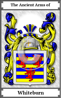 Whiteburn Family Crest Download (JPG)  Book Plated - 150 DPI