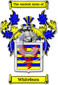 Whiteburn Family Crest Download (jpg) Legacy Series - 150 DPI