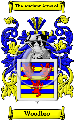 Woodbro Family Crest Download (JPG) Heritage Series - 600 DPI