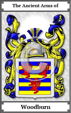 Woodburn Family Crest Download (JPG)  Book Plated - 150 DPI