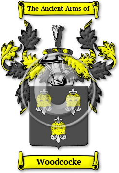 Woodcocke Family Crest Download (jpg) Legacy Series - 150 DPI
