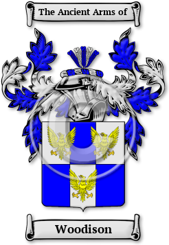 Woodison Family Crest Download (jpg) Legacy Series - 150 DPI
