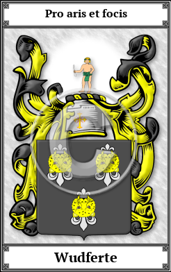 Wudferte Family Crest Download (JPG)  Book Plated - 150 DPI