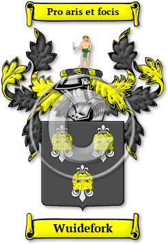 Wuidefork Family Crest Download (jpg) Legacy Series - 150 DPI