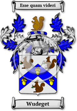 Wudeget Family Crest Download (jpg) Legacy Series - 150 DPI