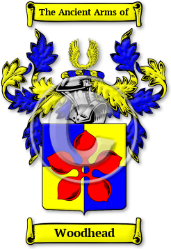 Woodhead Family Crest Download (jpg) Legacy Series - 150 DPI