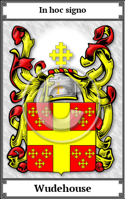 Wudehouse Family Crest Download (JPG)  Book Plated - 150 DPI