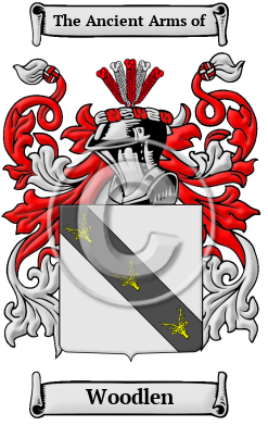 Woodlen Family Crest/Coat of Arms