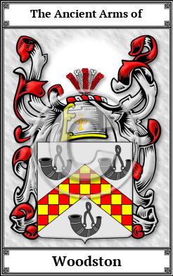 Woodston Family Crest Download (JPG) Book Plated - 600 DPI