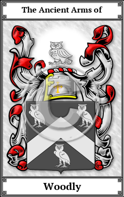 Woodly Family Crest Download (JPG) Book Plated - 600 DPI